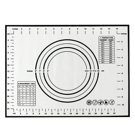 

Cake Supplies Bakery Tools Silicone Cake Mat Non Stick Baking Mat Fondant Mat Dough Rolling Mat G