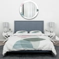 thumbnail image 2 of Designart 'Distressed Dream II' Geometric Duvet Cover Set, 2 of 4