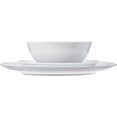 thumbnail image 3 of Coupe Dinnerware Set, White Porcelain, Microwave and Dishwasher Safe, 18-Piece, Service for 6, 3 of 6