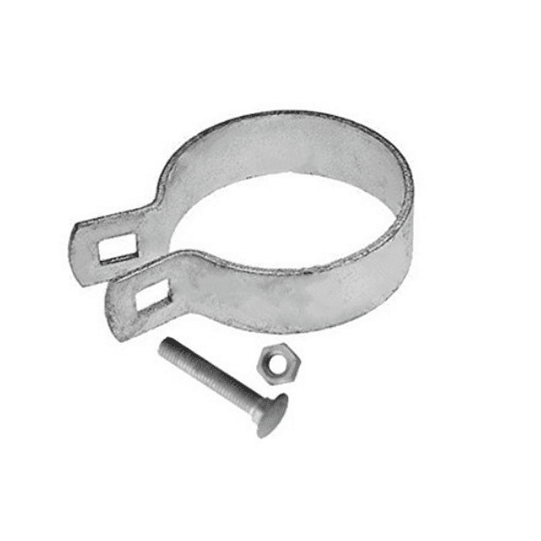Mr.Garden Iron Galvanized Brace Band for Chain Link Fence 15/8",No