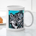 thumbnail image 3 of CafePress - Wolf 2014 0983 Mugs - 11 oz Ceramic Mug - Novelty Coffee Tea Cup, 3 of 4