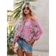 thumbnail image 5 of Blusas sexis de manga larga con hombros descubiertos de TEELYNN para mujer, blusas de rayón con estampado floral, blusas bohemias de verano 2023, blusas holgadas para playa, 5 of 5