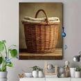 thumbnail image 4 of UXIEQU Wicker Laundry Basket Towels Canvas Wall Art Print 15.75x11.81 Inches, 4 of 8