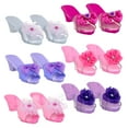 thumbnail image 2 of Expressions 6pc Dress Up Royalty Shoes with Heels Set in Carrying Bag - Fits Toddler Shoe Size 7-10 - Toddler Girls Kids Toys Role Play Playset, 2 of 5