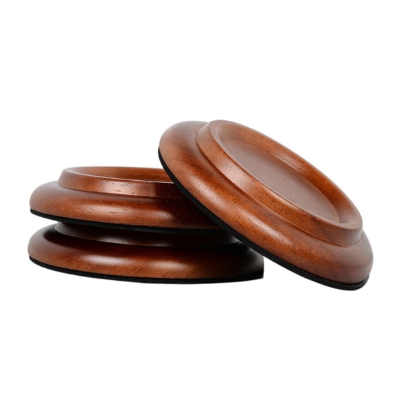 3 posavasos con ruedas para piano, soporte para patas de piano, herramientas portátiles para instrumentos de piano marrón