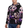 thumbnail image 3 of Lsque Five Nights At Freddy'S Pattern Casual Men's Hoodie,Hooded Sweatshirt with Kangaroo Pocket,Pullover Hoodie-X-Large, 3 of 8