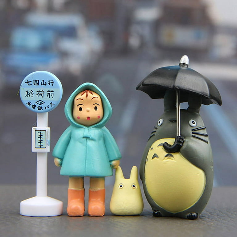 Buytra 4pcs/lot 3-5cm Anime My Neighbor Totoro Action Figure Toy Hayao  Miyazaki Gift