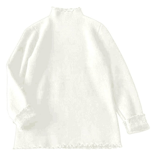 My Items Chemises pour Femmes Chemises à Manches Longues pour Femmes Col Doublé Thermique d'Hiver pour une Superposition Chaude et Confortable Couche de Base Extensible Douce Chemise à Manches Longues Confort Décontracté Ajustement par Temps Froid