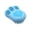 Sky Blue, variant on Pet Bath Brush with Built-in Shampoo Dispenser - White - Paw-Shaped Grooming Brush for Dogs & Cats, Gentle Massage & Easy Cleaning (Style as Pictured)