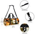 thumbnail image 5 of Thanksgiving Durable Duffle Bag: 17.7" Sports Bag with Interior Zipper Pocket for Travel, Weekends, Gym, 5 of 6