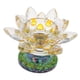 thumbnail image 1 of Candelabro de loto de cristal Baoblaze Decoración Feng Shui amarillo, 1 of 8