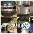 thumbnail image 6 of PHI VILLA 22 Inch Kettle Charcoal Grill Portable BBQ Grill with Rotisserie Ring Pizza Oven, 6 of 10