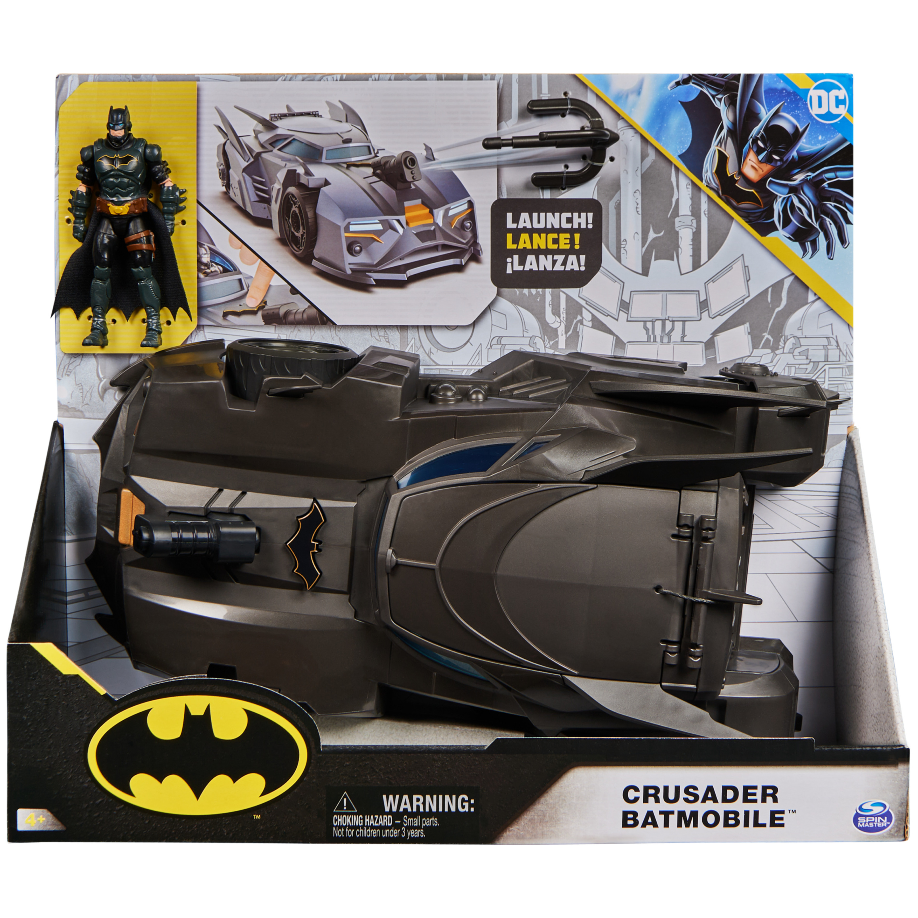 DC Comics: Crusader Batmobile Playset with Exclusive 4-inch Batman Figure - image 3 of 9