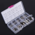 thumbnail image 3 of E Clip, E Clip, 200pcs E Ring Circlip Stainless Steel External Retaining Ring Assortment Set 10 Different Sizes, External Retaining Rings, 3 of 7