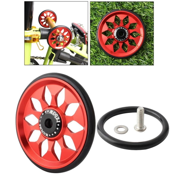 Rueda de Lujo Baoblaze Plegable Transporte Bicicleta rojo Easy Wheel