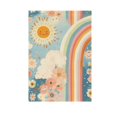 thumbnail image 6 of Yayeee Garden Flag 12" x 18" Double Sided Outdoor Yard Lawn Holiday Decorations, Beige Rainbow Clouds, 6 of 6