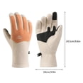 thumbnail image 3 of Winter Gloves for Men | Fleece Lined Thermal Gloves | Windproof & Water Resistant Outdoor Gloves for Work, Driving, and Cold Weather | Touchscreen Compatible, 3 of 5