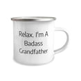 thumbnail image 2 of Inappropriate Grandfather, Relax. I'm A Badass Grandfather, Special Holiday 12oz Camper Mug From Big Daddy, 2 of 2