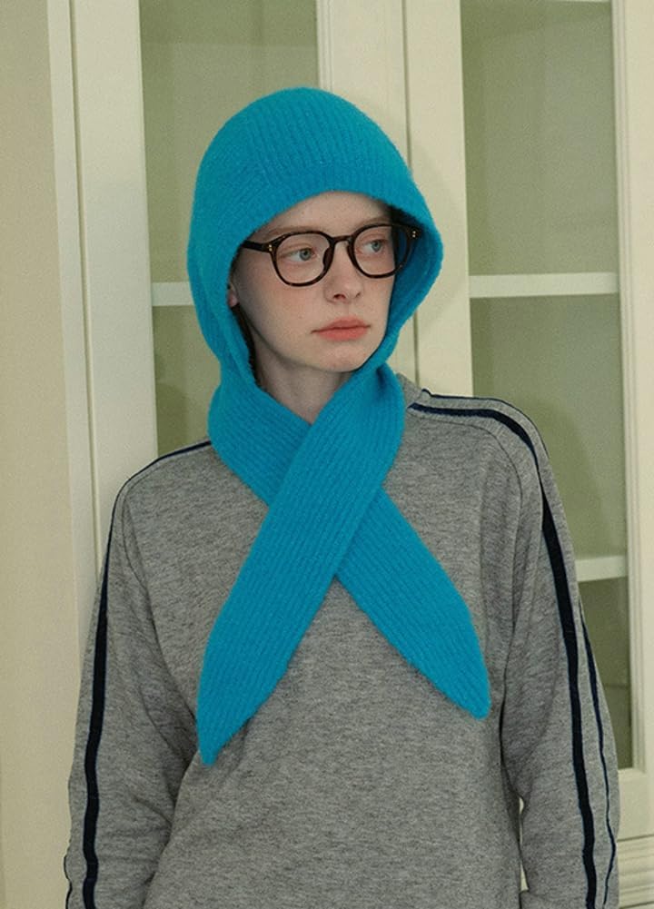 YooGuoGuo Knitted Winter Hats for Women with Scarf Ear Flap Beanie Hats for Women Skull Cap Bonnet Hat Bucket Hat Fall Winter Trendy