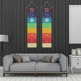 thumbnail image 4 of 2pcs Moon Phase Tapestry Wall Hanging - 12.8" x 51.2" Moon Stars Vertical Tapestry for Men Women Moon Phases Wall Art Small Long Tapestry for Bedroom, Living Room Decor (G), 4 of 11