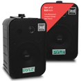 thumbnail image 1 of Pyle Home Sistema de altavoces doble impermeable para exteriores - Par de altavoces resistentes a la intemperie de 6,5 pulgadas montados en pared/techo - Soporte universal resistente - Uso en el patio, 1 of 5