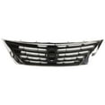 thumbnail image 4 of For 12-14 Versa Sedan Front Face Bar Grille Assembly Black Insert w/Chrome Frame, 4 of 5