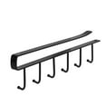 thumbnail image 2 of 6 Hooks Under Shelf Mug Cup Cupboard Kitchen Organiser Hanging Rack Holder, 2 of 3