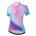 thumbnail image 2 of KEYIYUAN Camiseta de ciclismo para mujer, camisetas de manga corta de verano para bicicleta, ropa de ciclismo de montaña, camisetas de ciclismo para mujer, 2 of 5