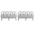 thumbnail image 3 of LABSERRON Durable Black ABS Lawn fence for Garden Decor and Protection Movable and Easy to Install 2Pcs, 3 of 8
