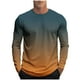 thumbnail image 2 of Amzcrzy Sudadera Para Hombre, Moda Informal, Estampado Deportivo, Manga Larga, Cuello Redondo, Blusas, Camisas, Amarillo, L, 2 of 5