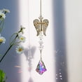 thumbnail image 6 of White Crystal Suncatcher Wind Chime Glass Pendant, Rainbow Maker Hanging Ornament for Indoor Window Patio Yard Decor, Housewarming Birthday Holiday Gift (1 Pack), 6 of 6