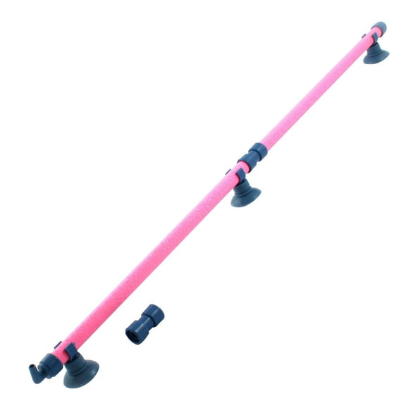 Unique Bargains Pink 1cm Dia Tube Air Stone Bubble Wall 18" for Fish Tank Aquarium