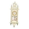 thumbnail image 4 of Reloj de Pared para Casa de Muñecas 1:12, Modelo de Reloj de Estilo Vintage, Juego de Miniaturas, Modelo de Muebles Delicados, Accesorios de Decoració Beige CUTICAT Reloj de casa de muñecas, 4 of 8