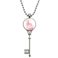 thumbnail image 1 of El budismo Rojo Guanyin ilustración patron Colgante Collar Vintage Llavero Plata Joyas Unbranded M, 1 of 3