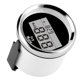 thumbnail image 2 of Tacómetro de 0 a 9990 RPM, IP67, resistente al agua, retroiluminación roja, pantalla LCD de 52 mm/2 pulgadas, 9 a 32 V, esfera negra, cubierta plateada, 2 of 12