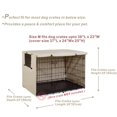 thumbnail image 3 of 2X Dog Cover Oxford Cloth Pet Kennel Cover Universal Fit for 36 Inches Wire Dog, 3 of 7