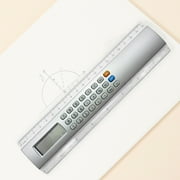 Manunclaims Ruler Calculator Multifunctional Counting 20cm Mini Personality 8 Digits Handheld Calculator Ruler for School