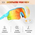 thumbnail image 4 of Kids Sunglasses Youth Baseball Sunglasses for Boys Girls, Polarized UV Protection Sunglasses with Glasses Strap for Sports Running Baseball Cycling, 4 of 7