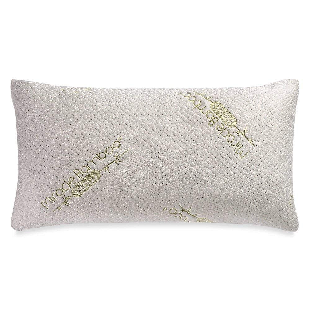 Ontel Brandclub Ontel Original Miracle Bamboo Shredded Memory Foam Pillow Deluxe King White