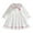 w-White571331, variant on Autumn Girls Dress With Half Cardigan Notched Collar Elegant Party Wear Holiday Festive Season Adorable Kids Christmas Cartoon Dresses
