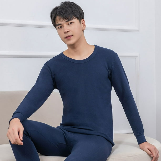 Ropa y pantalones de otono de algodon puro conjunto de ropa interior termica para hombres y mujeres sueter de algodon de fondo grueso ropa de mujer Bodega Aurrera en linea