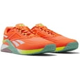 thumbnail image 3 of Reebok Nano X2 Orange Yellow Sneakers, New Women's Shoes HQ6300, Women's U.S. Shoe Size 8.5, 3 of 5