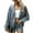 Blue, variant on Women Biker Top Denim Jacket Fashion Hooded Cowgirl Fall Spring Casual Slimming Jean Date Night Jackets Black Large