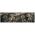 thumbnail image 2 of La Rugs Urban Area Rug 160-90 Black Rings Loops 2' x 4' Rectangle, 2 of 2