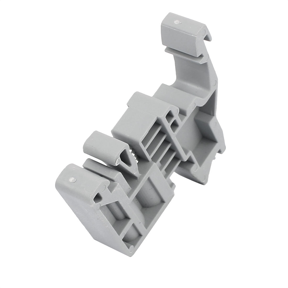EUK C45 DIN Rail End Screw Clamp Terminal Fixed Block Gray 5pcs Walmart Canada