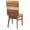 orange, variant on Farmhouse Dark Sage Green Brown Chair Back Covers, Vintage Wooden Striped Removable Chair Covers for Dining Chairs Set of 8, Washable Chairs Slipcovers Back Seat Protector for Wedding Party 19"x20"