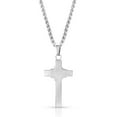 thumbnail image 3 of Montana Silversmiths Christian Faith Cross Men's Necklace Rope Wrapped Cross Necklace, 3 of 3
