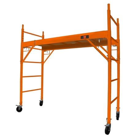 UPC: 0044459311119 | WEN Products 6.25  x 6.25  x 2.5  4 Wheel Steel Baker Style Scaffold