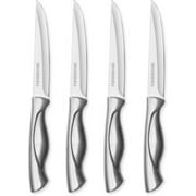 Farberware Classic 4.5-inch Stamped Stainless Steel Steak Knife Set of 4