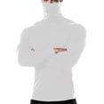 thumbnail image 1 of pstuiky Camisas casuales de manga larga para hombre, Camisa deportiva de manga larga con cuello alto y cuello alto para hombre, cálida, de color liso, de alta elasticidad camisetas de hombre s, 1 of 4